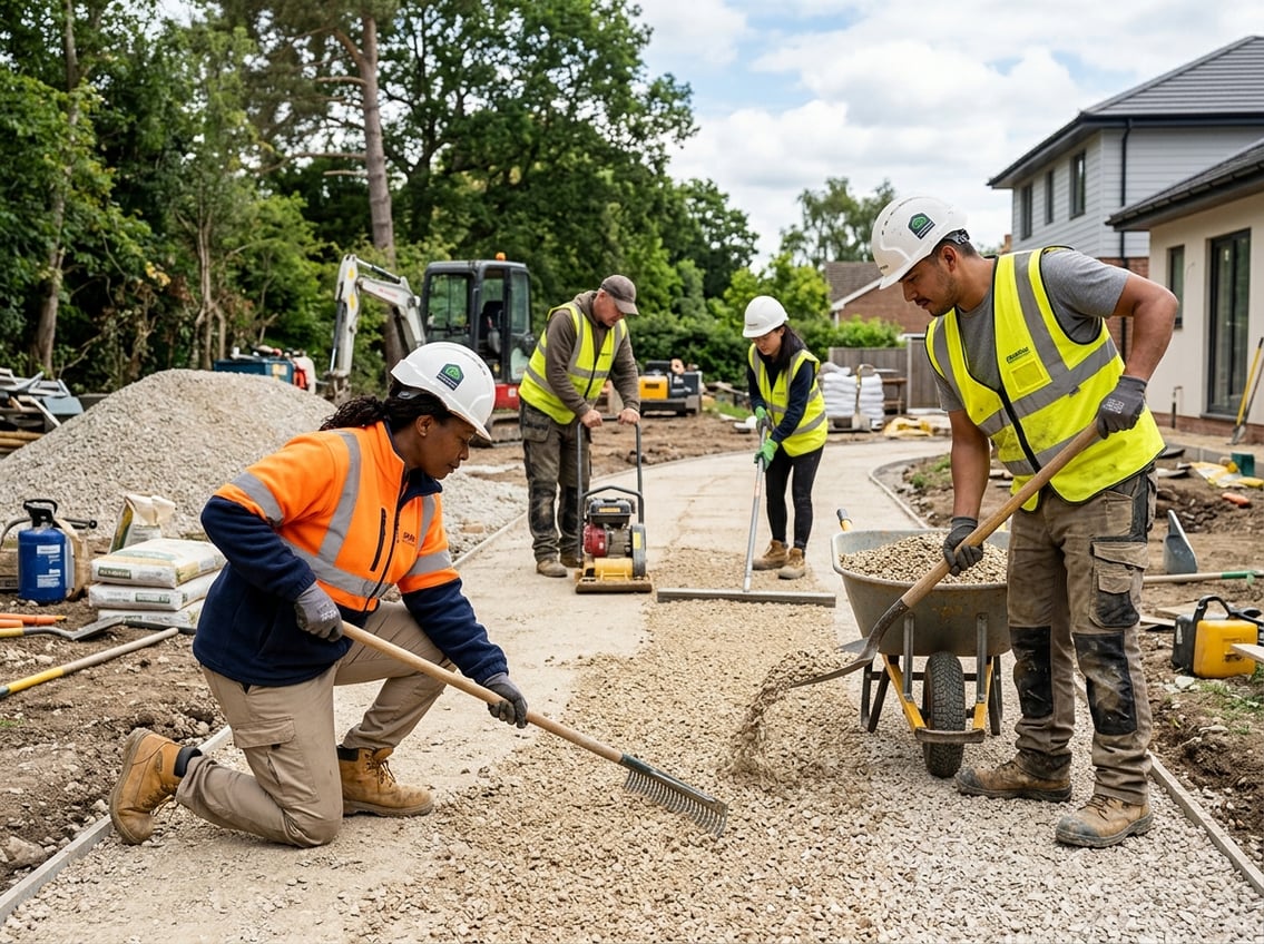 Guide til arbejdstøj ved anlæg og stabilgrus